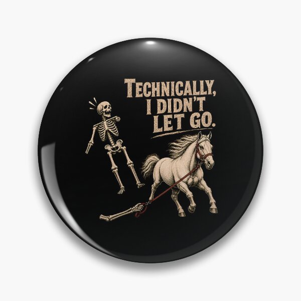 Item preview, Technically I Didn't Let Go Skeleton Horse designed and sold by a-turner-paint.