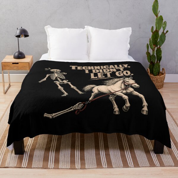 Item preview, Technically I Didn't Let Go Skeleton Horse designed and sold by a-turner-paint.
