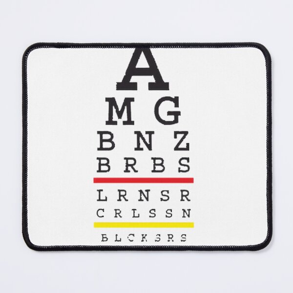 Item preview, Snellen Automotive Eye Test For Merc German Flag Color | Limited Edition designed and sold by michouar-str.