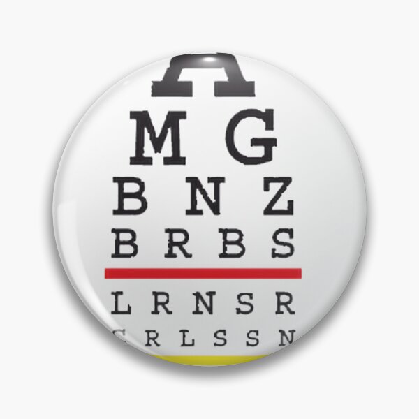 Item preview, Snellen Automotive Eye Test For Merc German Flag Color | Limited Edition designed and sold by michouar-str.