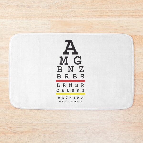 Item preview, Snellen Automotive Eye Test For Merc German Flag Color | Limited Edition designed and sold by michouar-str.