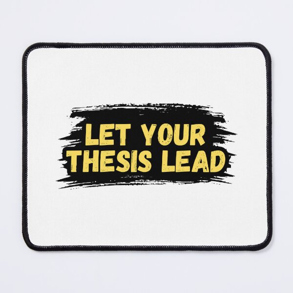 Item preview, Let Your Thesis Lead Vintage Stock Market Investor Design designed and sold by variant designer.
