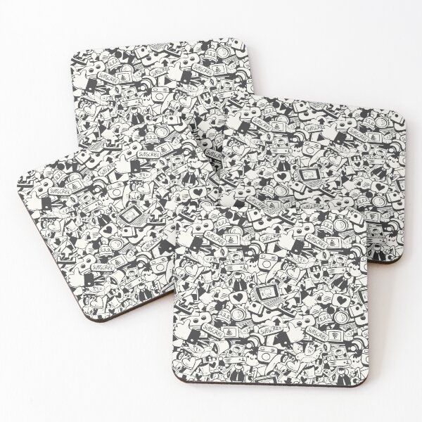 Item preview, Social Media Doodle Pattern designed and sold by Ceylune.