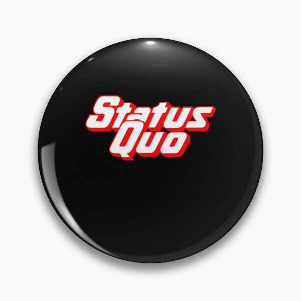 Item preview, Status Quo Band White And Red Text designed and sold by MOSYC.