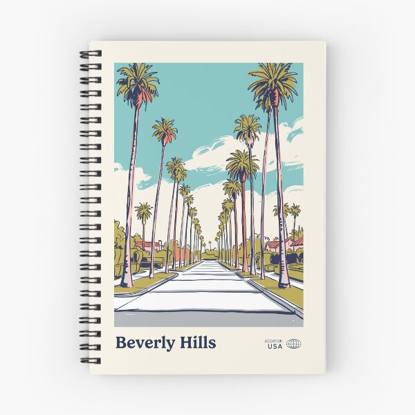 Item preview, Beverly Hills Vintage Retro USA Travel designed and sold by RareDeerArt.