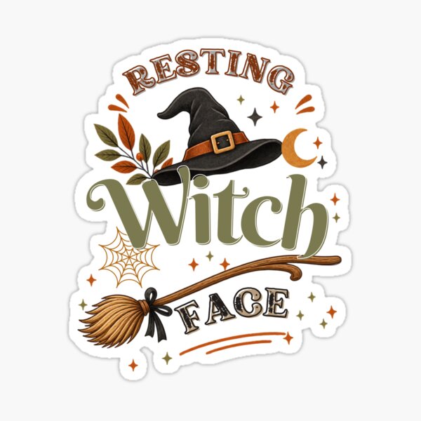 Item preview, RESTING WITCH FACE designed and sold by tnwbank.