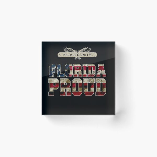 Item preview, Florida United We Stand Proud Strong Awesome Design Gift US Flag designed and sold by djpraxis.