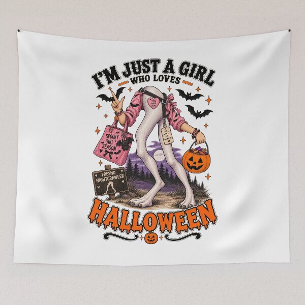 Item preview, ⭐ CRYPT OR TREAT COLLECTION - CRYPTID - FRESNO NIGHTCRAWLER IN COSTUME - GIRL - Fresno, California USA designed and sold by WheelieGdArt.