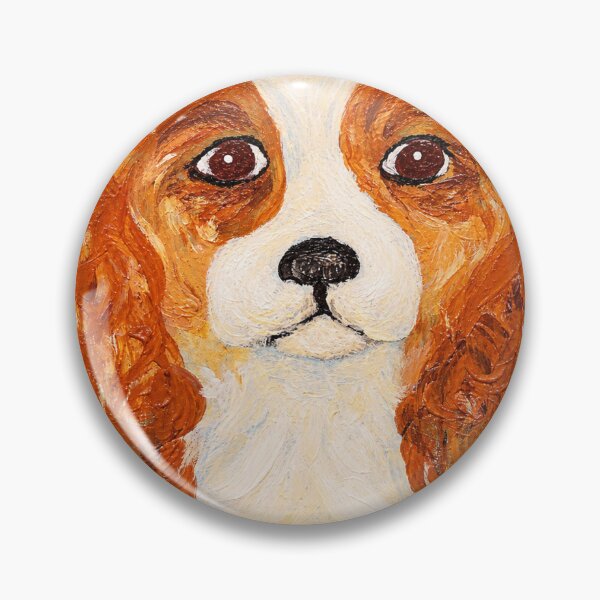 Item preview, King Cavalier Spaniel Original Art Acrylic designed and sold by Chris Zahorcik Art.