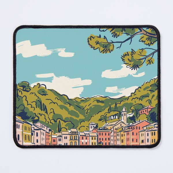 Item preview, Portofino Vintage Retro Italy Travel designed and sold by RareDeerArt.