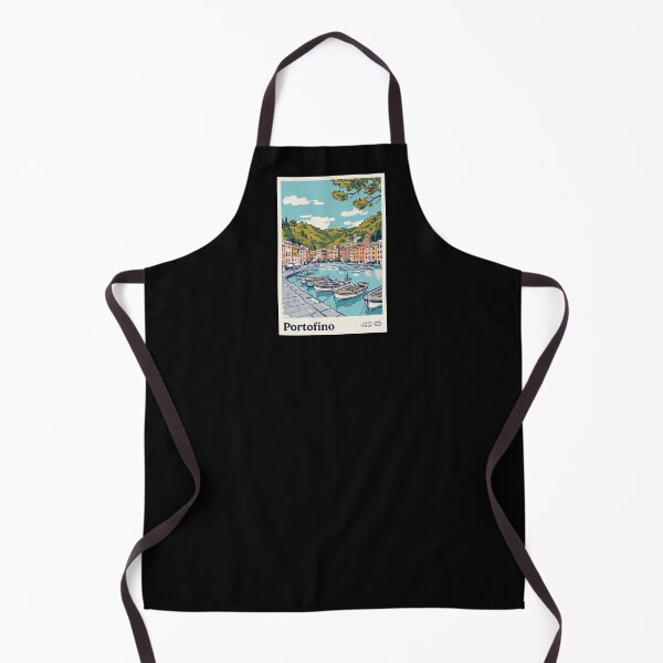 Item preview, Portofino Vintage Retro Italy Travel designed and sold by RareDeerArt.