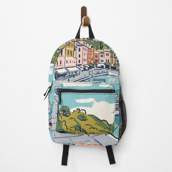Item preview, Portofino Vintage Retro Italy Travel designed and sold by RareDeerArt.
