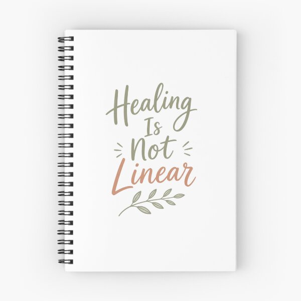 Item preview, Healing Is Not Linear Therapy Core Self Care Wall Art Print designed and sold by Panom Suavichien.