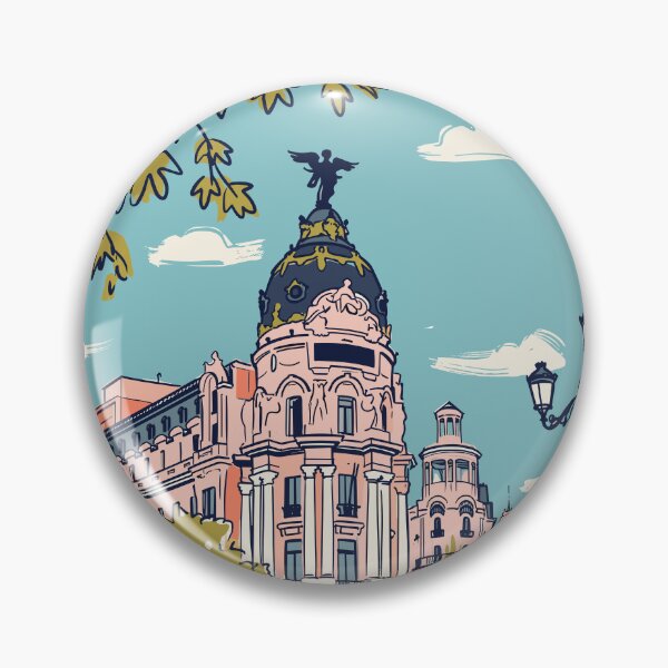 Item preview, Madrid Vintage Retro Spain Travel designed and sold by RareDeerArt.
