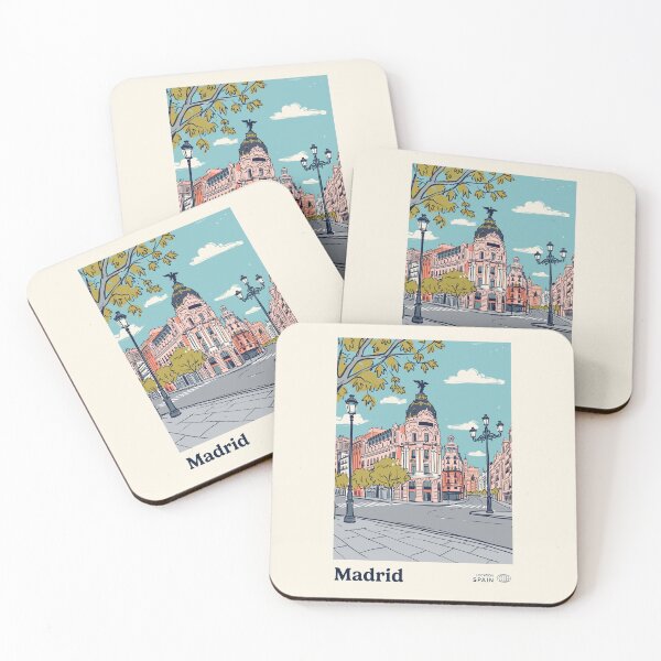 Item preview, Madrid Vintage Retro Spain Travel designed and sold by RareDeerArt.