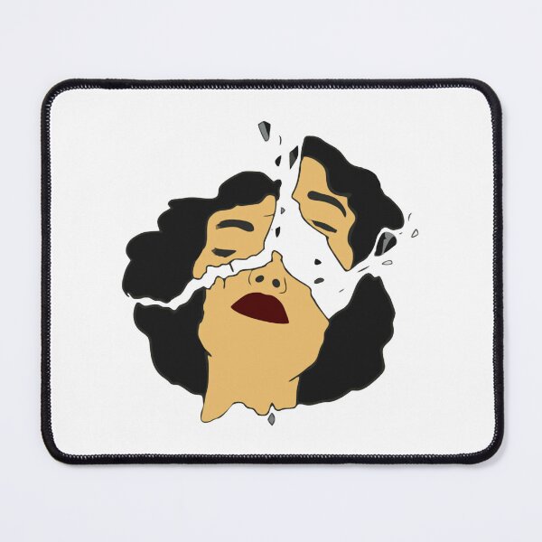 Item preview, Broken Woman Emotional Abstract Shattered Face Art designed and sold by SnapSorcerar.