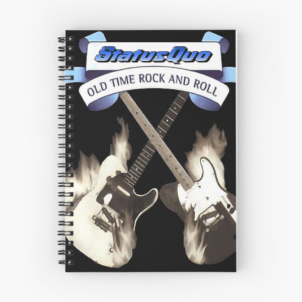 Item preview, Status Quo Old Time Rock And Roll Flaming Guitars designed and sold by WickedandLovely.