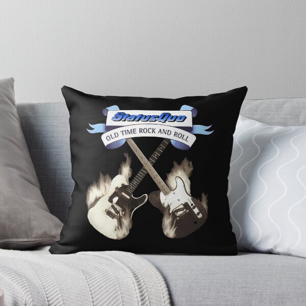 Item preview, Status Quo Old Time Rock And Roll Flaming Guitars designed and sold by WickedandLovely.