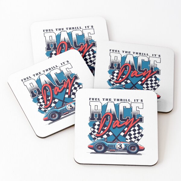 Item preview, Race Day Classic Sports Car Racing Vintage Motorsport Design designed and sold by MindMess Studio.