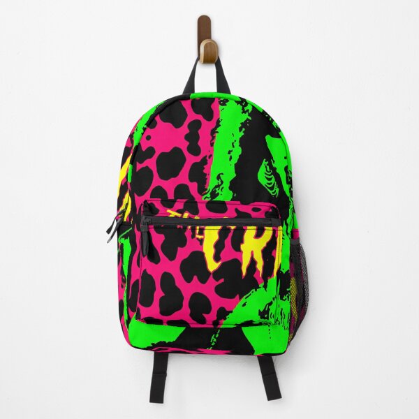 Item preview, Neon Green Woman Portrait On Pink Leopard designed and sold by RunThere.