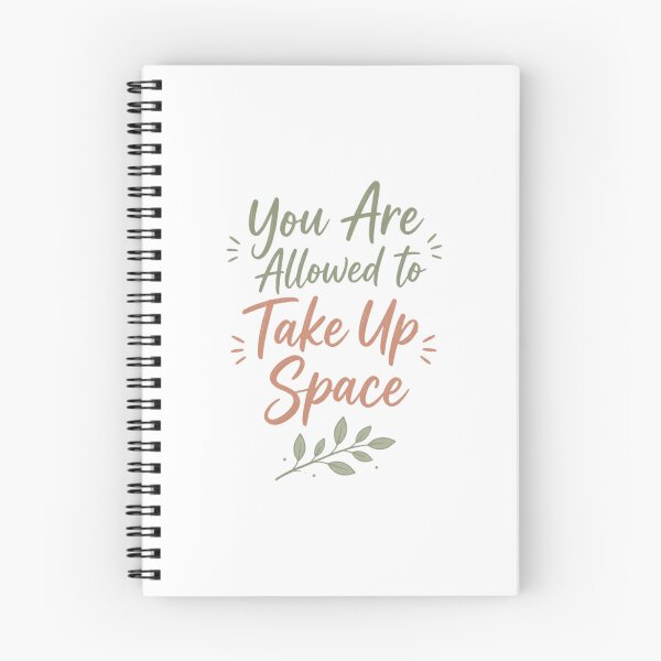 Item preview, You Are Allowed to Take Up Space Therapy Core Print designed and sold by Panom Suavichien.