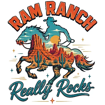 Artwork thumbnail, Ram Ranch Really Rocks, Ram Ranch, Ram Ranch Lyrics by graphic-genie
