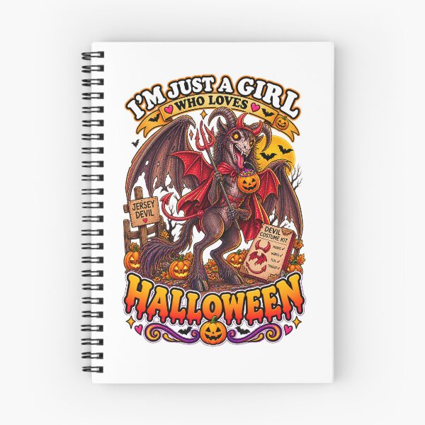 Item preview, ⭐ CRYPT OR TREAT COLLECTION - CRYPTID - JERSEY DEVIL IN DEVIL COSTUME - GIRL - New Jersey Pine Barrens designed and sold by WheelieGdArt.