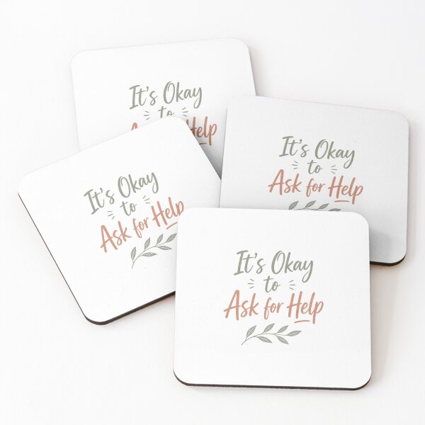Item preview, It's Okay to Ask for Help Therapy Core Wall Art designed and sold by Panom Suavichien.