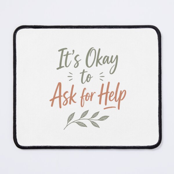 Item preview, It's Okay to Ask for Help Therapy Core Wall Art designed and sold by Panom Suavichien.