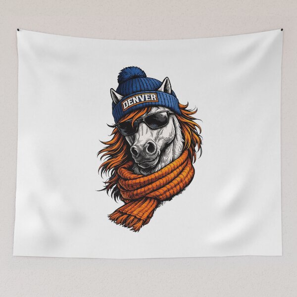 Item preview, Cool Horse Winter Beanie Sunglasses Scarf Art designed and sold by KuickPiet.