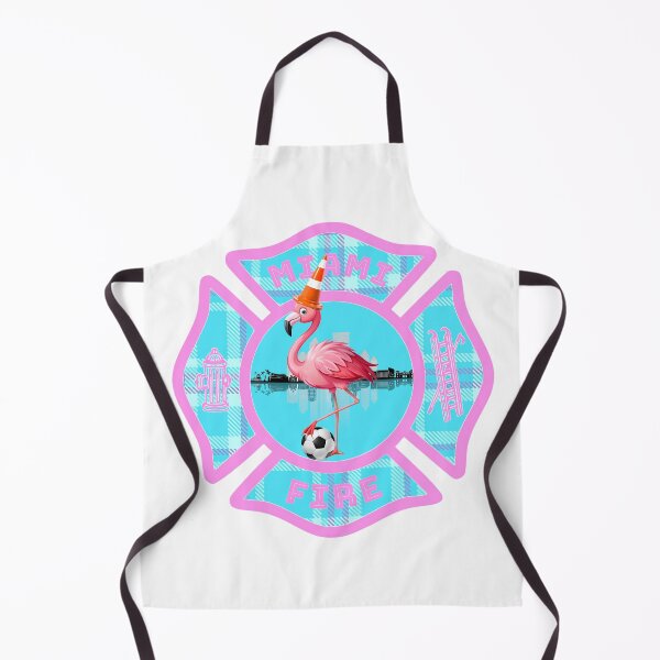 Item preview, MIAMI FIRE - Tartan Army Traffic Cone Flamingo Soccer Maltese Cross designed and sold by Bee Bum Designs.