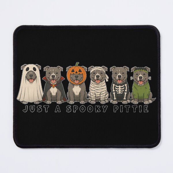 Item preview, Just A Spooky Pittie Pitbull Halloween Ghost Pumpkin Mummy designed and sold by Aladino Tamayo.