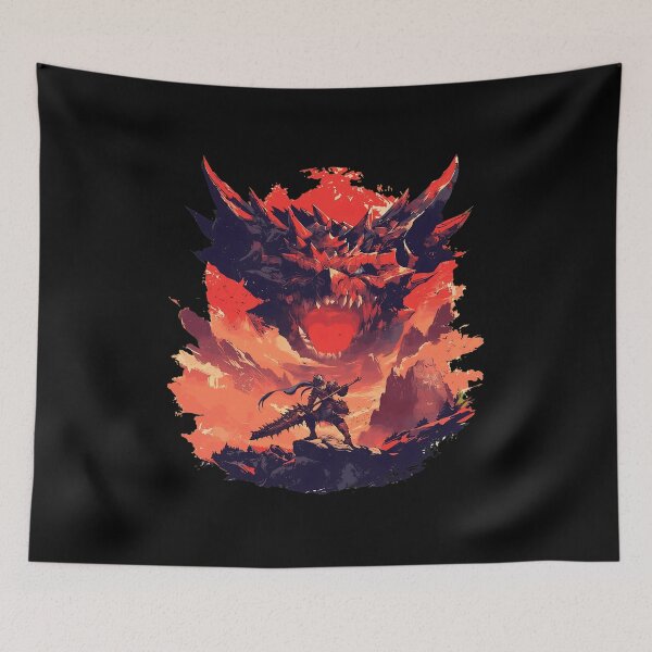Item preview, Epic Dragon Warrior Fantasy Art designed and sold by Demetre92.