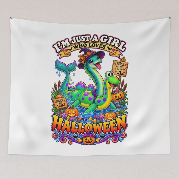 Item preview, ⭐ CRYPT OR TREAT COLLECTION - CRYPTID - LOCH NESS MONSTER aka NESSIE IN COSTUME - GIRL - Scottish Highlands - v2 designed and sold by WheelieGdArt.
