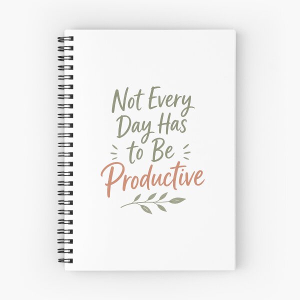 Item preview, Not Every Day Has to Be Productive Therapy Core Print designed and sold by Panom Suavichien.