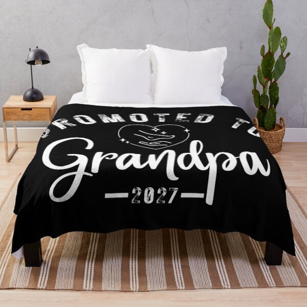 Item preview, Promoted To Grandpa 2027 Vintage Style Gift for First Time Grandpa | New Grandfather Pregnancy Announcement Tee designed and sold by Teetreasure2.