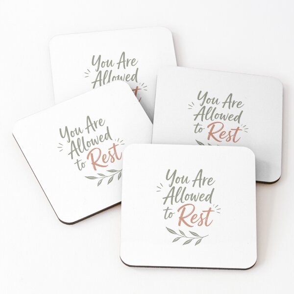 Item preview, You Are Allowed to Rest Therapy Core Wall Art designed and sold by Panom Suavichien.