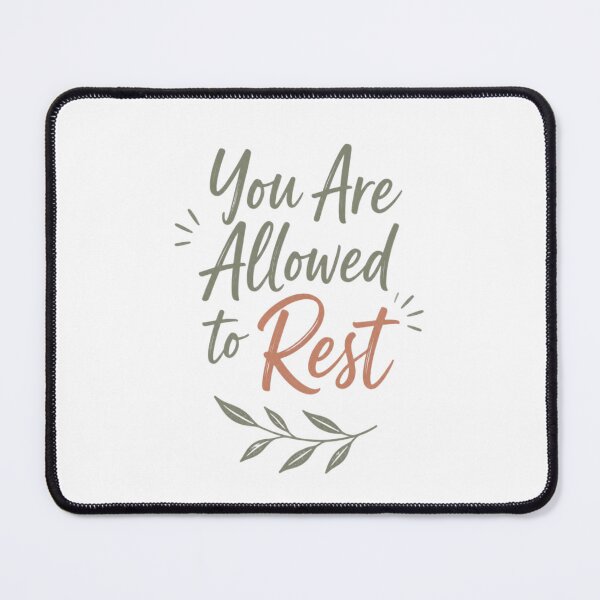 Item preview, You Are Allowed to Rest Therapy Core Wall Art designed and sold by Panom Suavichien.