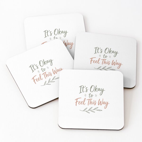 Item preview, It's Okay to Feel This Way Therapy Core Print designed and sold by Panom Suavichien.