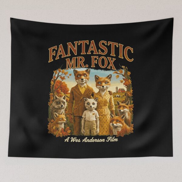 Item preview, Whimsical Fox Family Autumn Film Art designed and sold by honistratton.