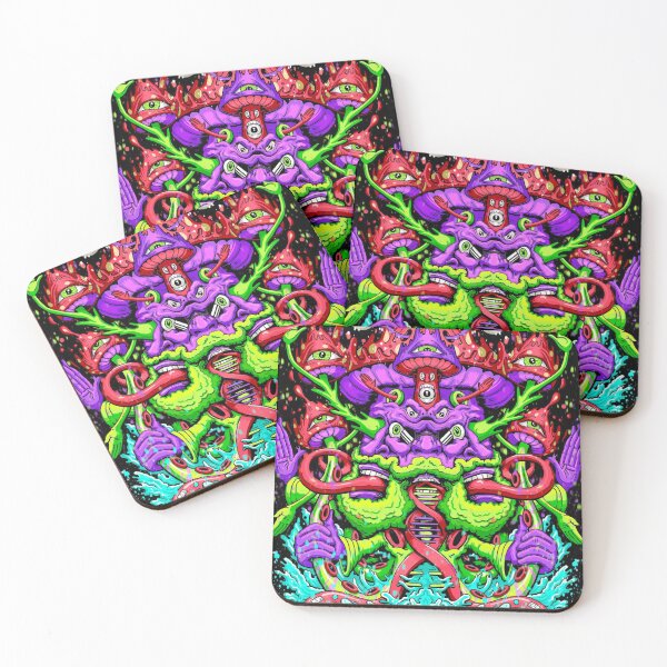 Item preview, Abstract Shell Helix bMushroom Shapes designed and sold by Patrycjabeauty.