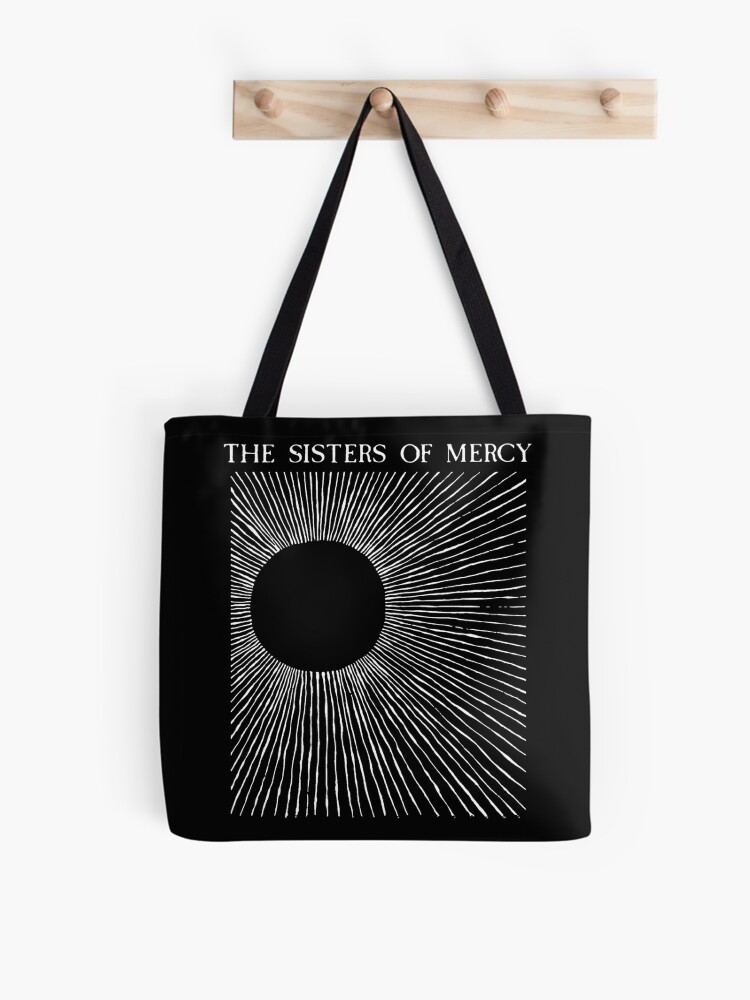 Thumbnail 1 of 2, Tote Bag, Sun Rays Radiating From Black Circle Pattern designed and sold by degla.