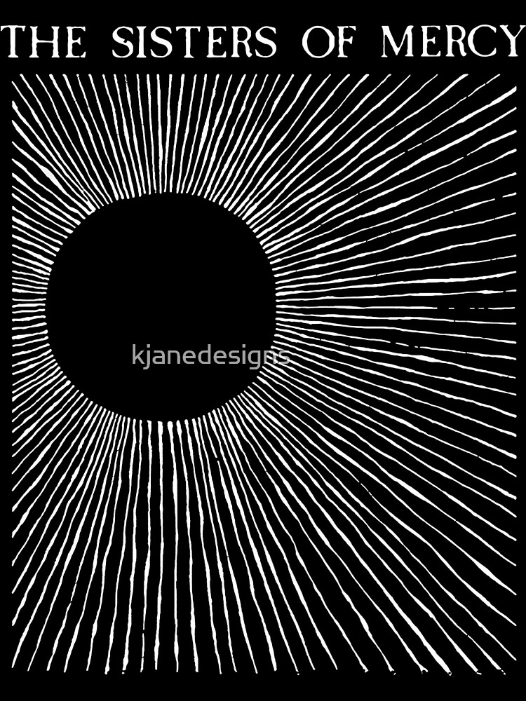 Thumbnail 3 of 3, Scarf, Sun Rays Radiating From Black Circle Pattern designed and sold by degla.
