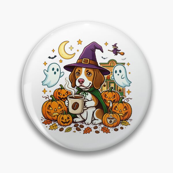 Item preview, Cute Beagle Coffee Halloween Dog Art designed and sold by PaisynnSeika.