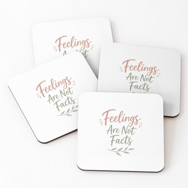 Item preview, Feelings Are Not Facts Therapy Core Wall Art designed and sold by Panom Suavichien.