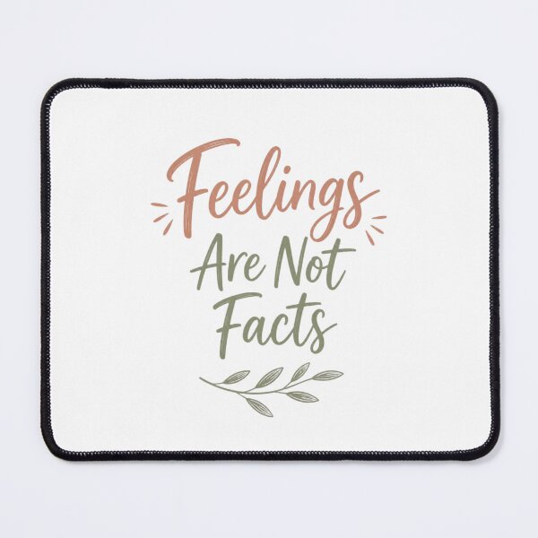 Item preview, Feelings Are Not Facts Therapy Core Wall Art designed and sold by Panom Suavichien.