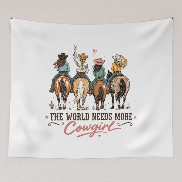 Item preview, Cowgirl Quotes, The World Needs More Cowgirl designed and sold by graphic-genie.