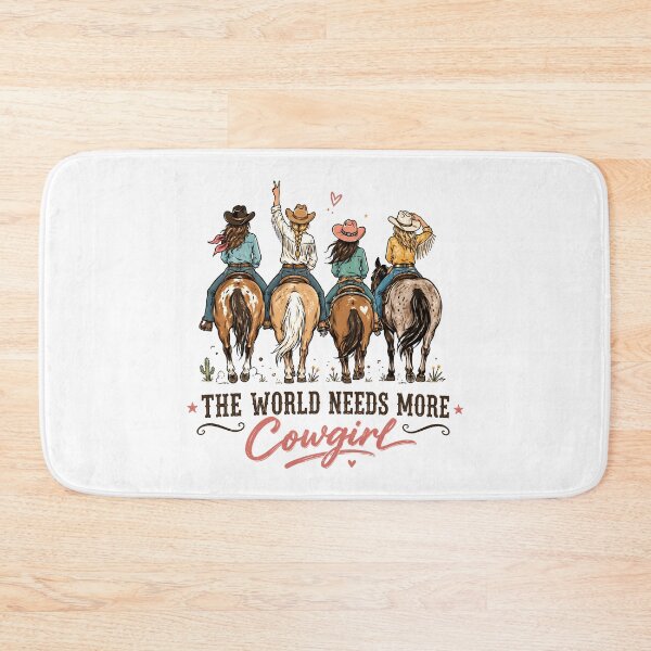 Item preview, Cowgirl Quotes, The World Needs More Cowgirl designed and sold by graphic-genie.