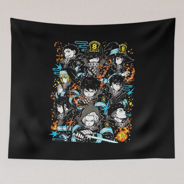 Item preview, Anime Action Firefighter Character Graphic Tee designed and sold by cuzziDanette06.