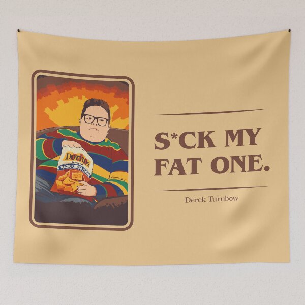 Item preview, Suck my fat one | Derek | Stranger Things Season 5 | Netflix designed and sold by qfa Originals.